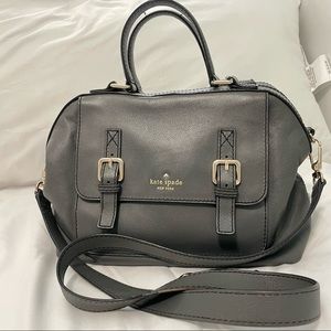 Kate Spade Grey mid-sized Purse